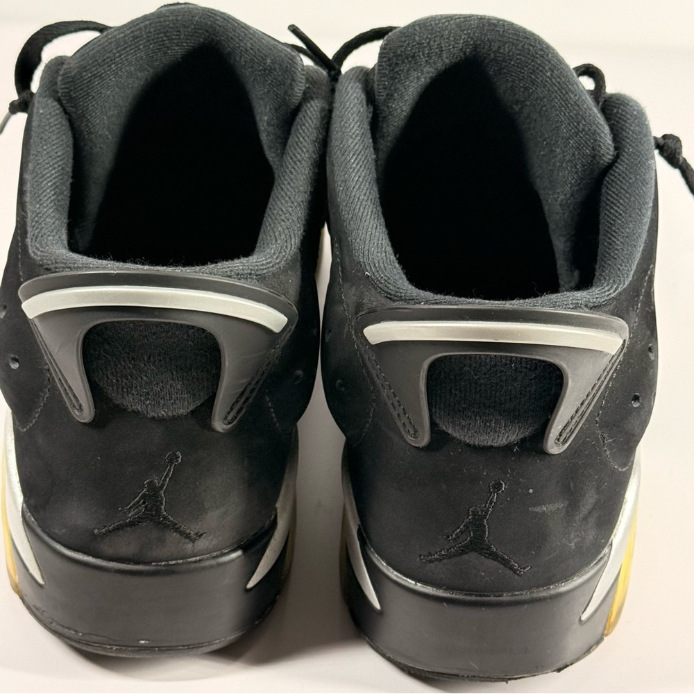 Air Jordan 6 Low Chrome Black Metallic Silver Men's Size 12 - 304401-003 - Picture 4 of 12